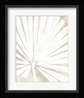 Linen Tropical Silhouette IV Framed Print