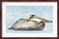 Soft Brown Pelican I Fine Art Print