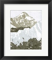 Watercolor Mountain Retreat III Fine Art Print