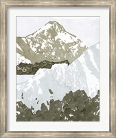 Watercolor Mountain Retreat III Fine Art Print