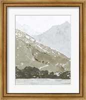 Watercolor Mountain Retreat IV Fine Art Print