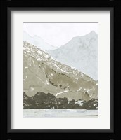 Watercolor Mountain Retreat IV Framed Print