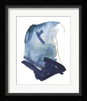 Indigo Collide IV Framed Print