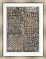 Aged Adinkra Cloth II Fine Art Print