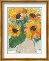 Rustic Sunflowers II Fine Art Print