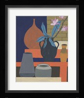 Vases on a Shelf I Framed Print
