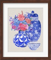 Delft Blue Vases I Fine Art Print