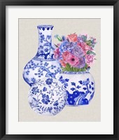 Delft Blue Vases II Fine Art Print