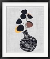 Decorated Vase with Plant I Fine Art Print