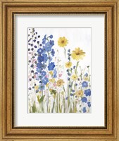 Periwinkle Wildflowers I Fine Art Print
