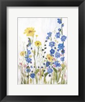 Periwinkle Wildflowers II Fine Art Print
