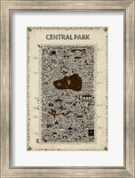 Antique New York Collection-Central Park Fine Art Print