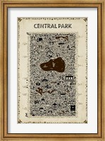 Antique New York Collection-Central Park Fine Art Print