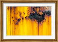 Details Of Rust And Paint On Metal 4 Fine Art Print