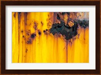 Details Of Rust And Paint On Metal 4 Fine Art Print