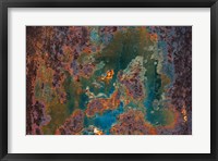 Details Of Rust And Paint On Metal 9 Fine Art Print