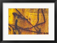Details Of Rust And Paint On Metal 12 Fine Art Print