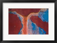 Details Of Rust And Paint On Metal 16 Fine Art Print