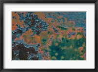 Details Of Rust And Paint On Metal 17 Fine Art Print