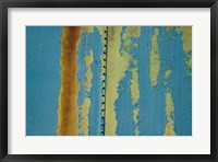Details Of Rust And Paint On Metal 22 Fine Art Print