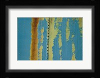 Details Of Rust And Paint On Metal 22 Fine Art Print