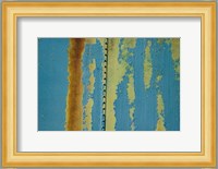 Details Of Rust And Paint On Metal 22 Fine Art Print