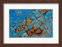 Details Of Rust And Paint On Metal 24 Fine Art Print