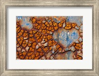 Details Of Rust And Paint On Metal 25 Fine Art Print