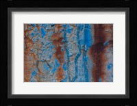 Details Of Rust And Paint On Metal 26 Fine Art Print