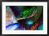 Macro Of Colorful Glass 2 Fine Art Print