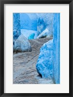 Morocco, Chefchaouen Alley Walkway In Town Fine Art Print
