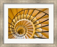 Italy, Lazio, Tivoli, Villa d'Este Spiral Staircase Fine Art Print