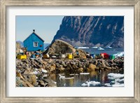 Greenland, Uummannaq Ice Fills The Harbor Fine Art Print
