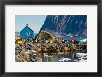 Greenland, Uummannaq Ice Fills The Harbor Fine Art Print