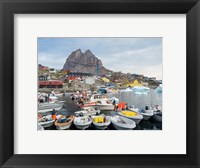 Uummannaq Harbor And Town, Greenland Fine Art Print