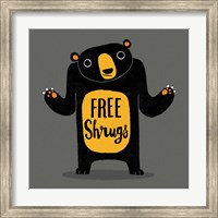 Free Shrugs Fine Art Print