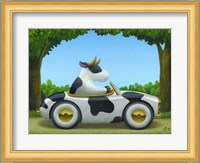 Cow Car Fine Art Print