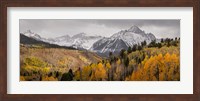 Colorado, San Juan Mountains, Panoramic Of Storm Over Mountain And Forest Fine Art Print