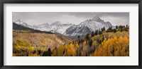 Colorado, San Juan Mountains, Panoramic Of Storm Over Mountain And Forest Fine Art Print