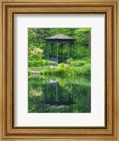 Delaware, Gazebo Overlooking A Pond Fine Art Print