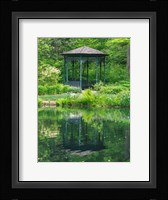 Delaware, Gazebo Overlooking A Pond Fine Art Print