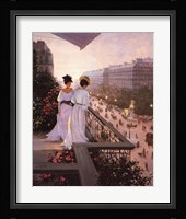 On the Balcony Fine Art Print