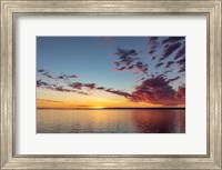 Vivid Sunrise Clouds Over Fort Peck Reservoir, Charles M Russell National Wildlife Refuge, Montana Fine Art Print