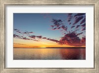 Vivid Sunrise Clouds Over Fort Peck Reservoir, Charles M Russell National Wildlife Refuge, Montana Fine Art Print