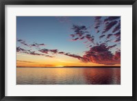 Vivid Sunrise Clouds Over Fort Peck Reservoir, Charles M Russell National Wildlife Refuge, Montana Fine Art Print
