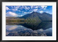 Stanton Mountain Over A Calm Lake Mcdonald In Glacier National Park, Montana Fine Art Print