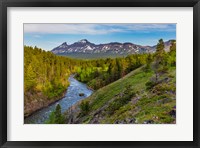 The South Fork Of The Two Medicine River In The Lewis And Clark National Forest, Montana Fine Art Print