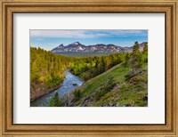 The South Fork Of The Two Medicine River In The Lewis And Clark National Forest, Montana Fine Art Print
