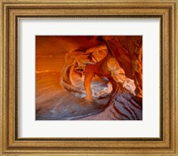 Nevada, Overton, Valley Of Fire State Park Multi-Colored Rock Formation Fine Art Print