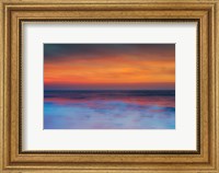 New Jersey, Cape May, Sunset On Ocean Shore Fine Art Print